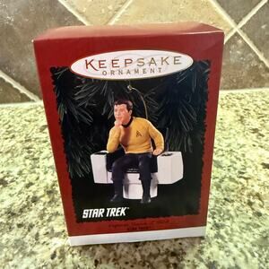 Hallmark Keepsake Ornament Star Trek Captain James T. Kirk Command Chair 1995